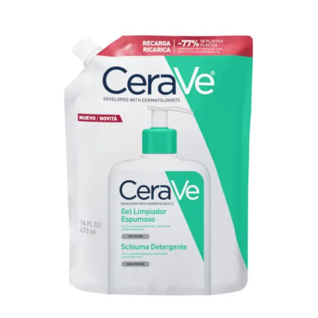 CERAVE LIMPIADOR ESPUMOSO RECARGA ; 473 ML