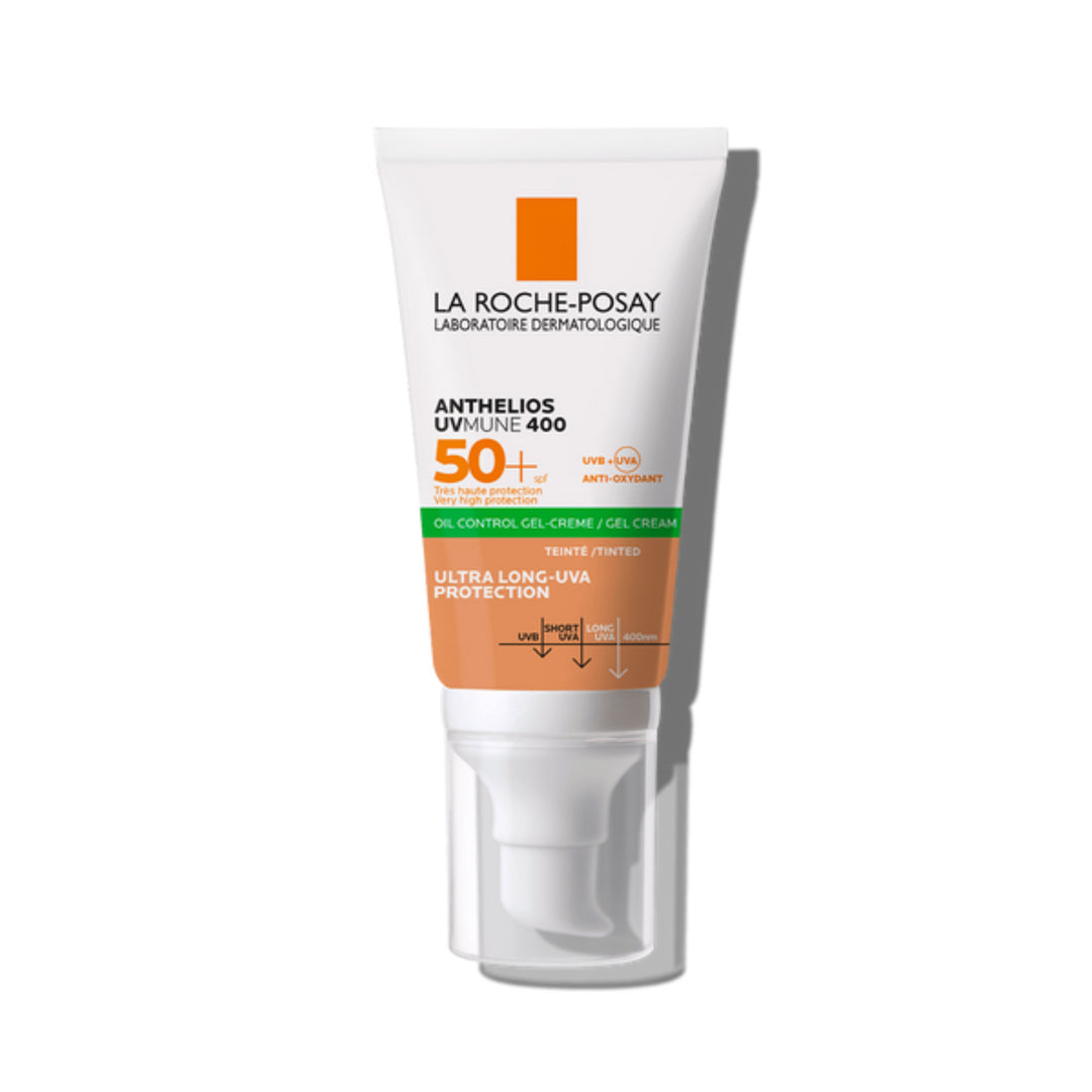 ANTHELIOS UVMUNE 400 OIL CONTROL GEL-CREMA SPF50+ CON COLOR ; 50ML