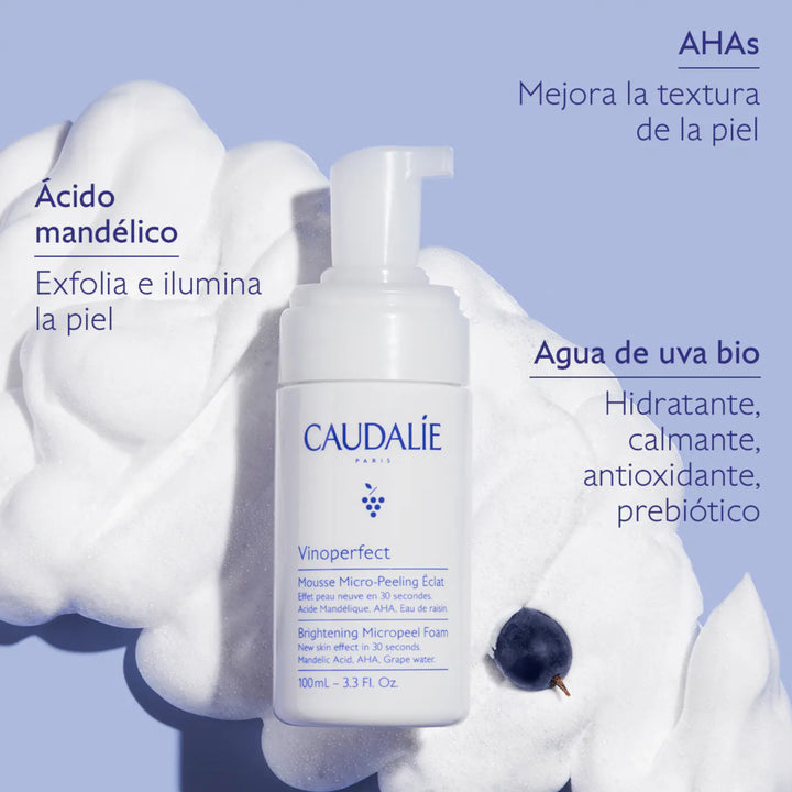 VINOPERFECT ESPUMA MICROPEELING LUMINOSIDAD; 100ML