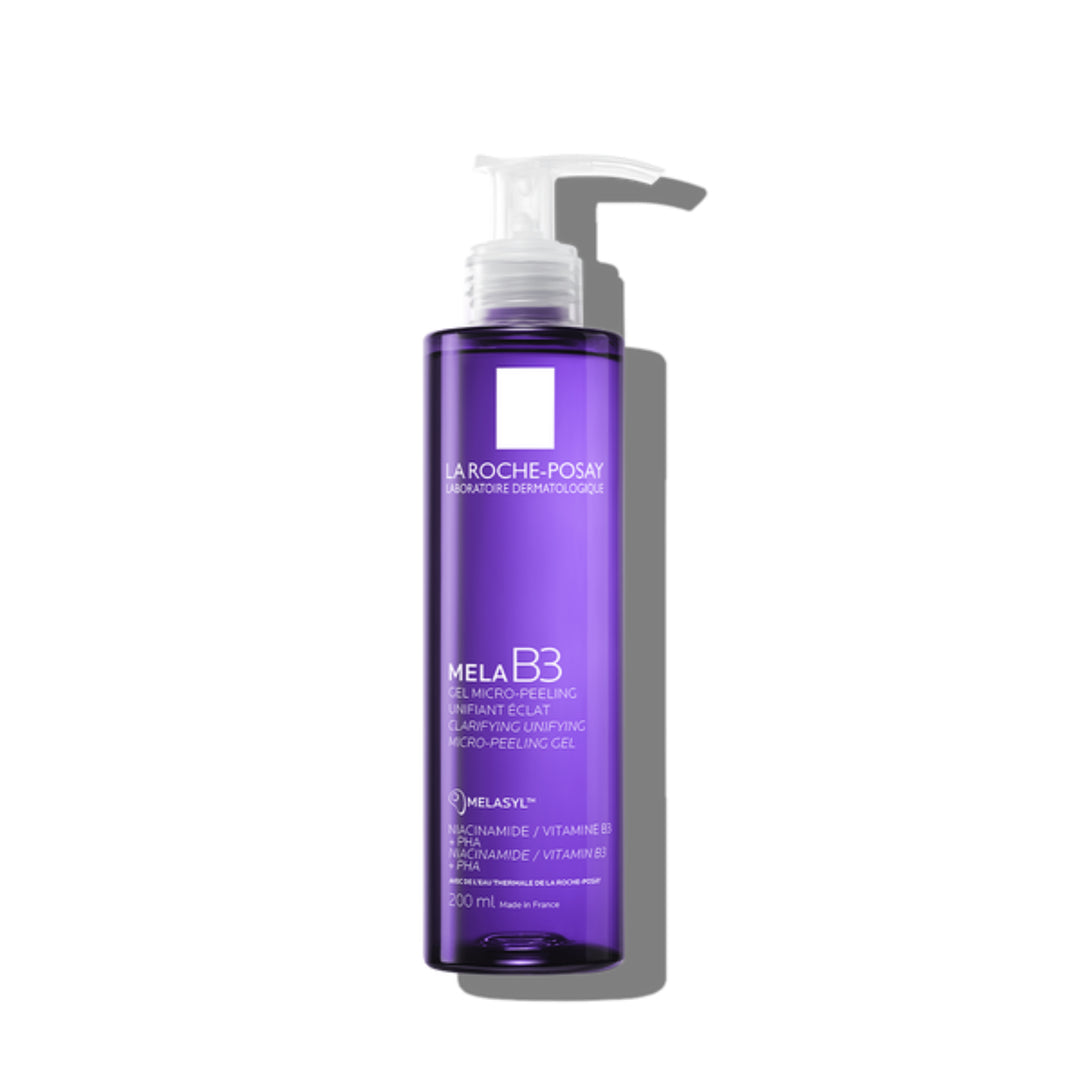 LA ROCHE POSAY MELA B3 GEL LIMPIADOR FACIAL EXFOLIANTE ANTIMANCHAS; 200ML