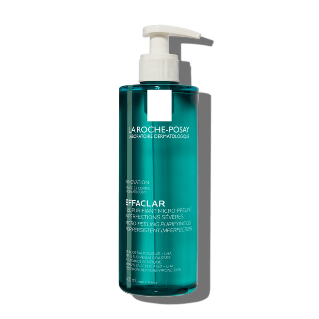 LA ROCHE POSAY EFFACLAR GEL PURIFICANTE MICRO-EXFOLIANTE; 400ML