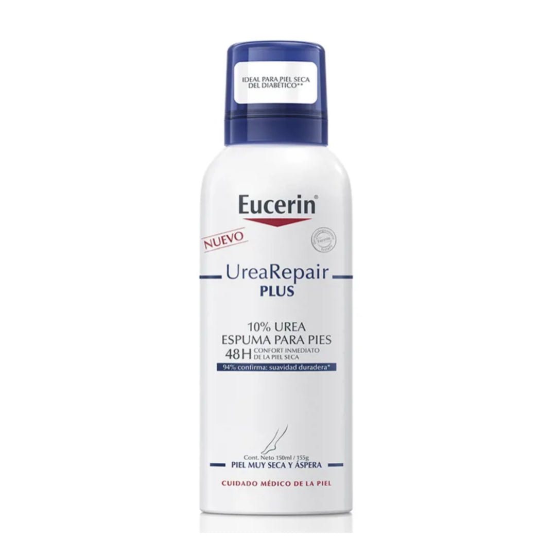 EUCERIN UREAREPAIR PLUS 10% UREA ESPUMA PARA PIES; 150ML