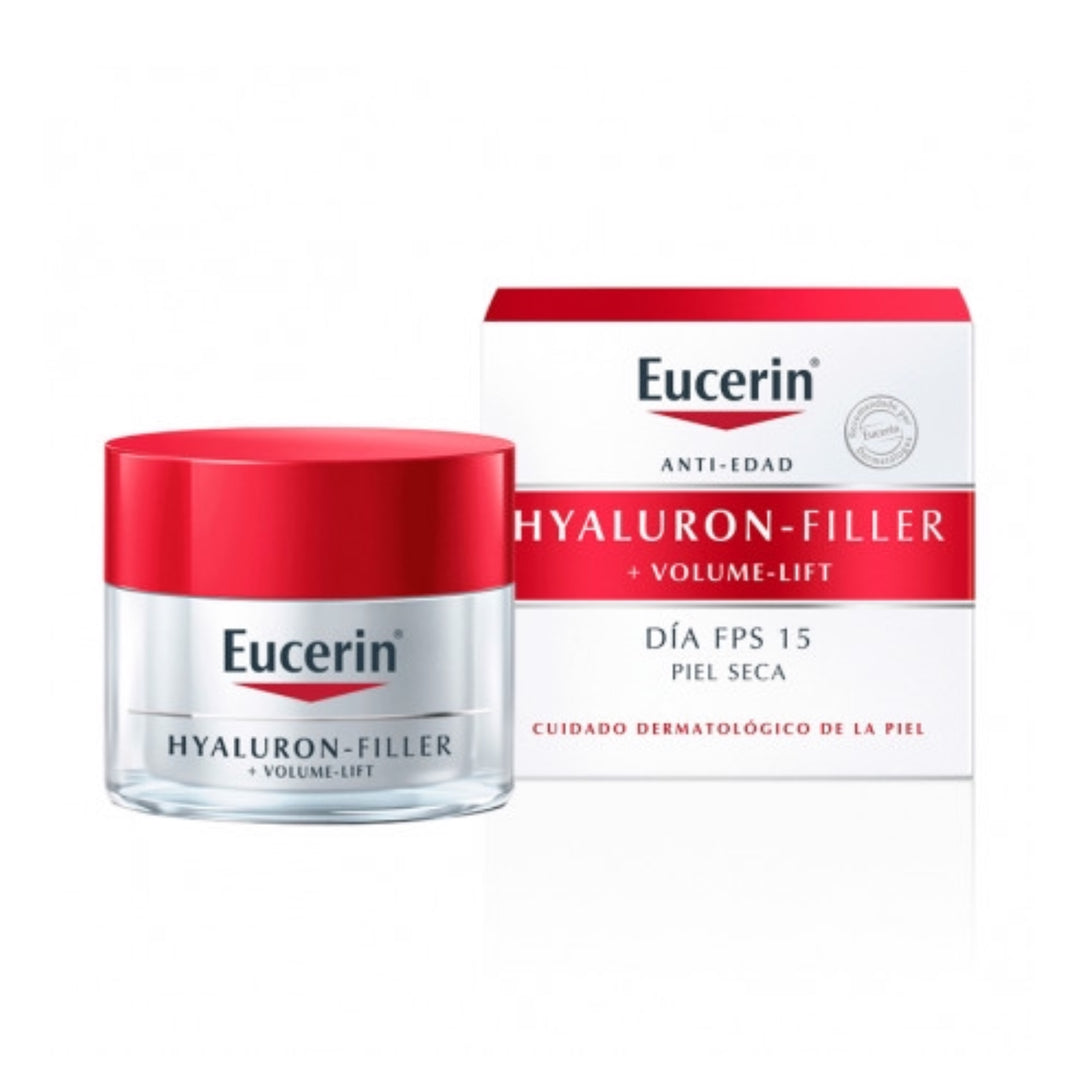 EUCERIN HYALURON FILLER + VOLUME LIFT DIA SPF 15 PIEL SECA; 50ML