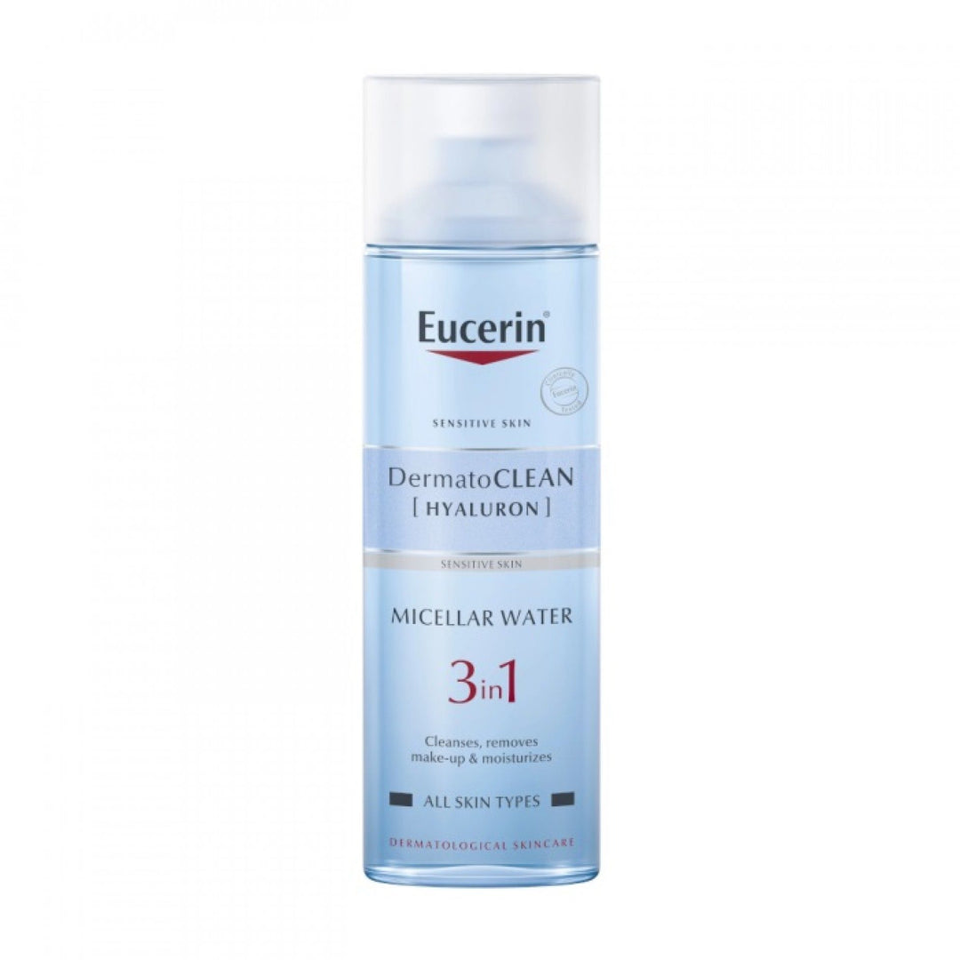 EUCERIN DERMATOCLEAN 3 EN 1 AGUA MICELAR; 2x 400ML
