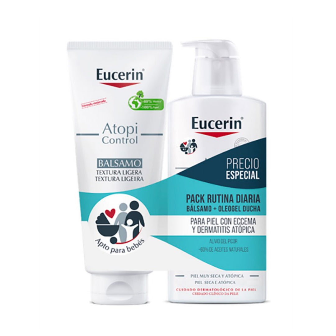 EUCERIN ATOPICONTROL PACK BALSAMO + OLEOGEL; 400ML + 400ML