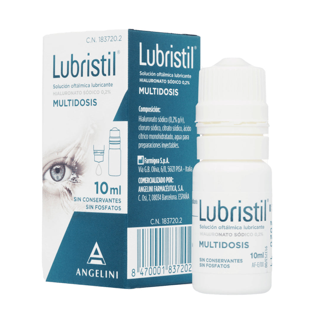 LUBRISTIL SOLUCIÓN OFTÁLMICA MULTIDOSIS ; 10 ML