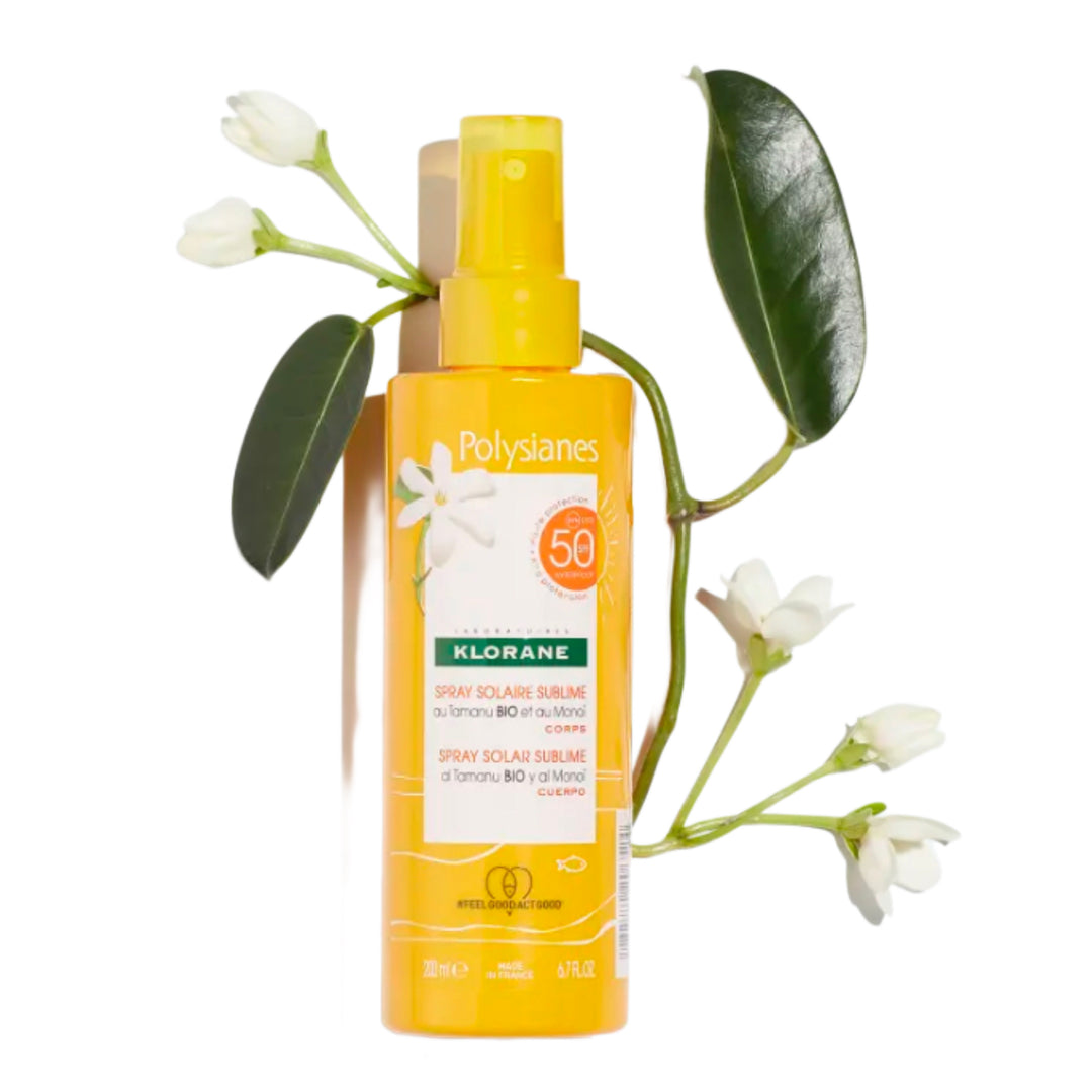KLORANE POLYSIANES SPRAY SOLAR SUBLIME CUERPO SPF 50 ; 200 ML