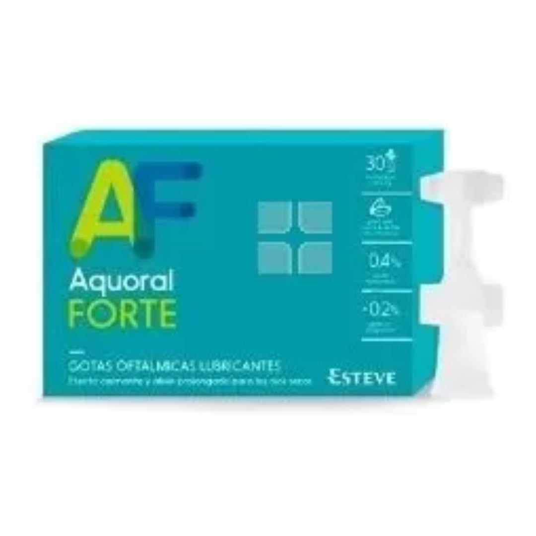 AQUORAL FORTE GOTA OFTALMICA ; 30 MONODOSIS