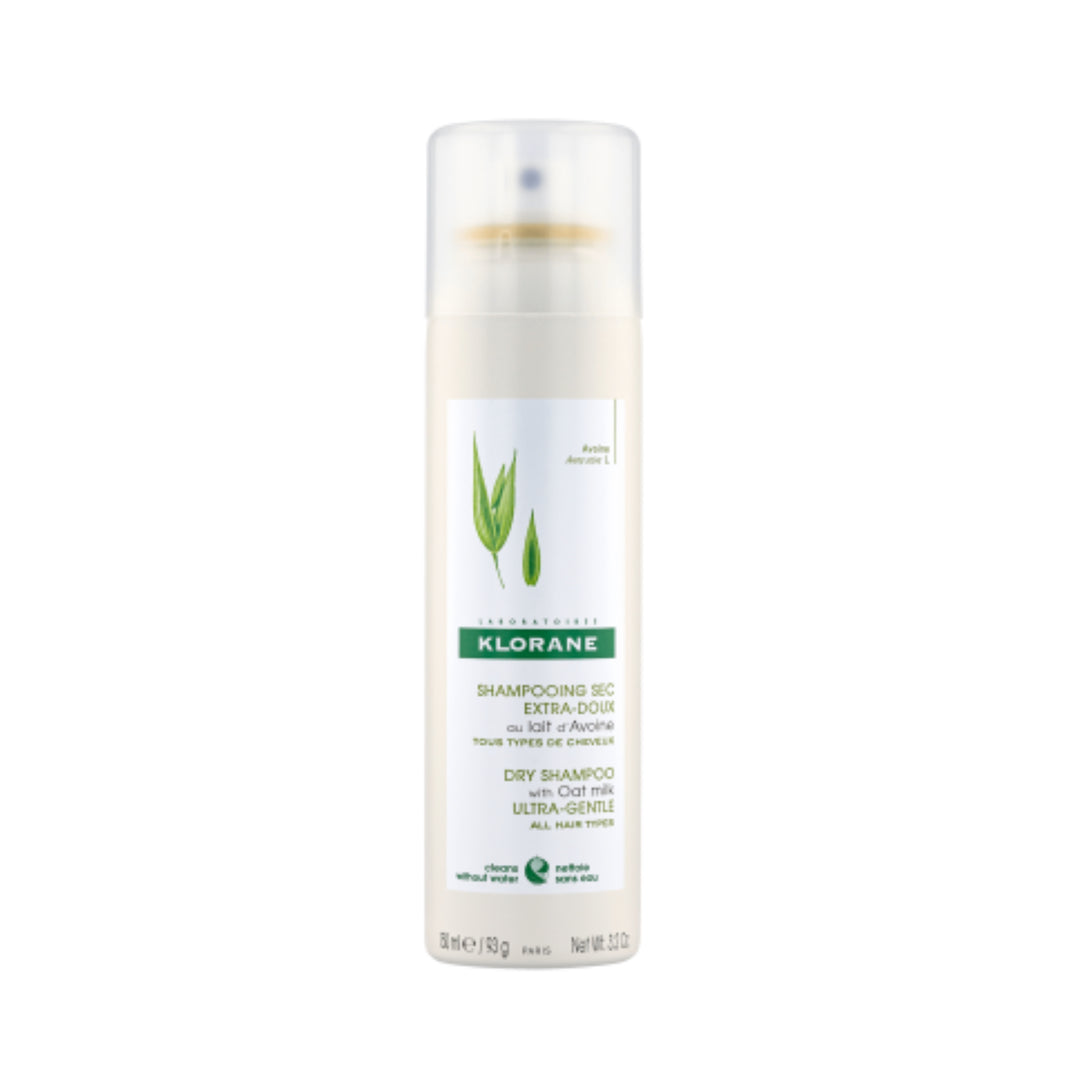 KLORANE CHAMPU SECO EXTRA SUAVE A LA LECHE AVENA; 150ML