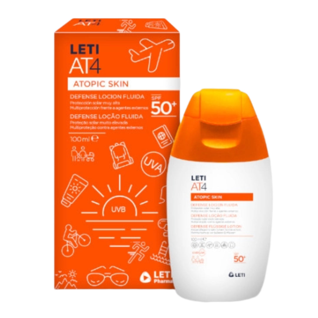 LETI AT4 DEFENSE LOCIÓN FLUIDA SPF50 ; 100ML