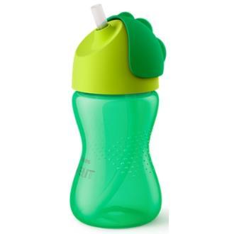 AVENT VASO CON PAJITA VERDE 300 ML + 12 M
