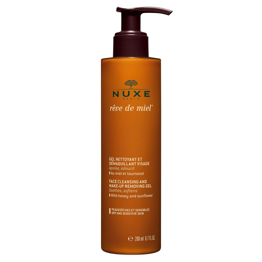 NUXE REVE DE MIEL GEL LIMPIADOR Y DESMAQUILLANTE FACIAL ;200 ML