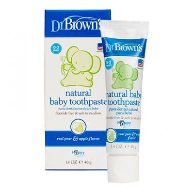 DR BROWN PASTA DENTAL INFANTIL NATURAL BEBE FRESA; 40 G
