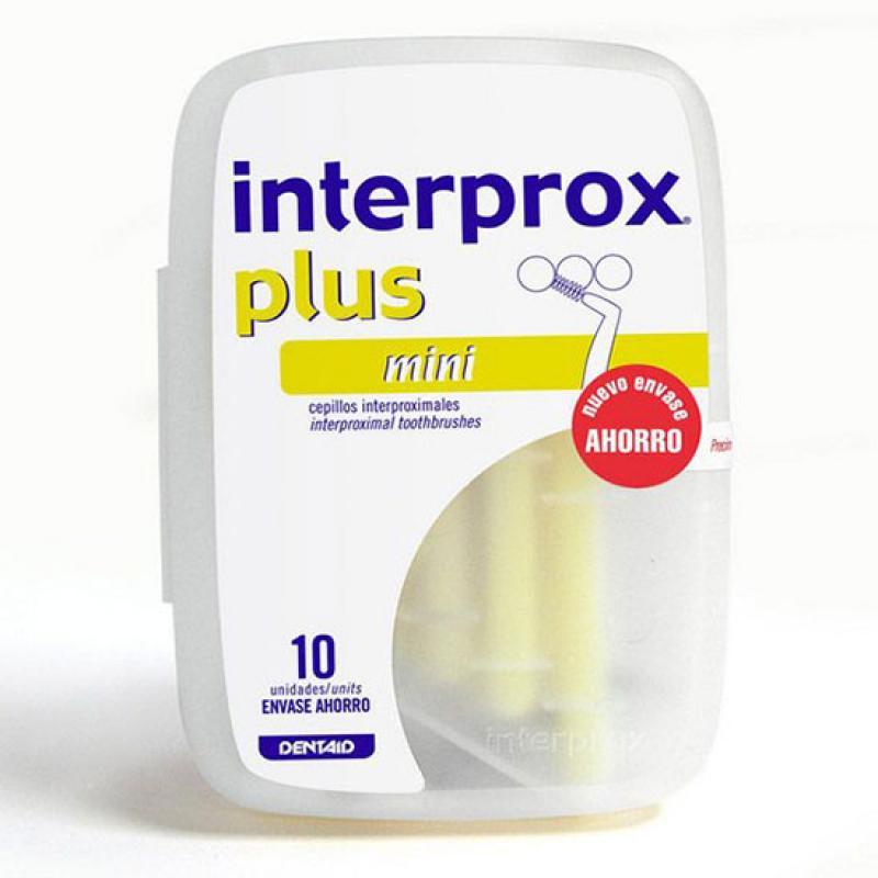 INTERPROX CEPILLO ESPACIO INTERPROXIMAL PLUS MINI ENVASE AHORRO; 10 U