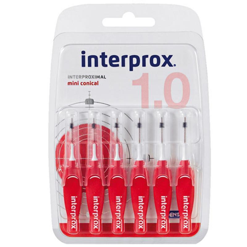 INTERPROX CEPILLO ESPACIO INTERPROXIMAL MINI CONICO; 6 U