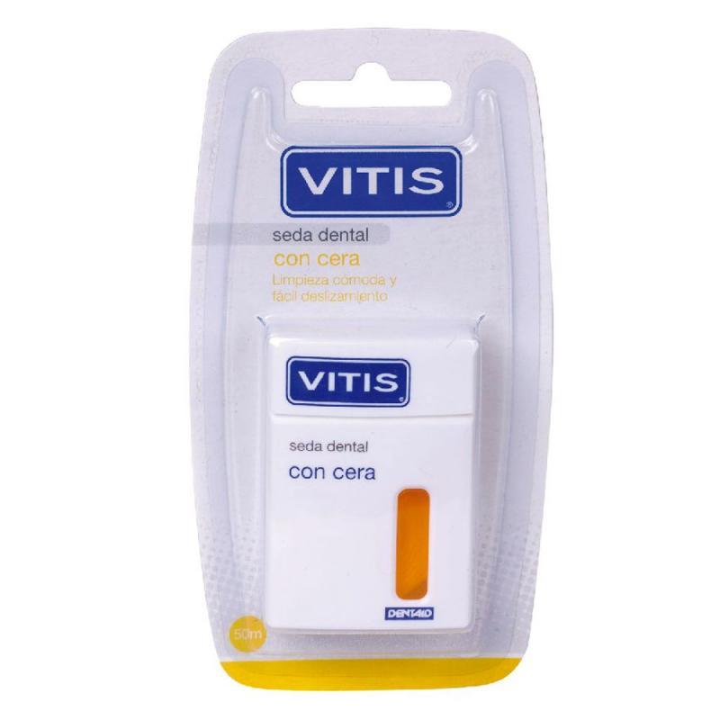 VITIS SEDA DENTAL CON CERA ; 50 M