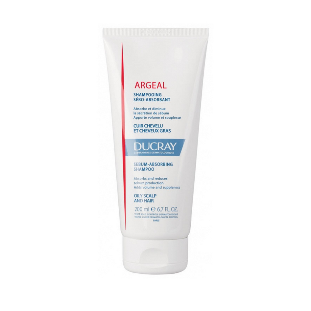 ARGEAL CHAMPU SEBO-ABSORBENTE DUCRAY; 200 ML