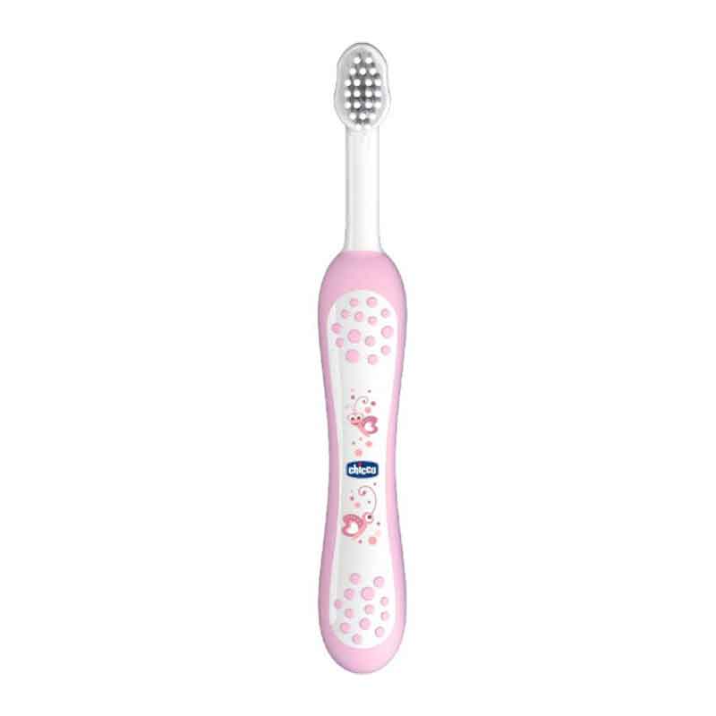 CHICCO CEPILLO DENTAL INFANTIL ROSA 6 M+
