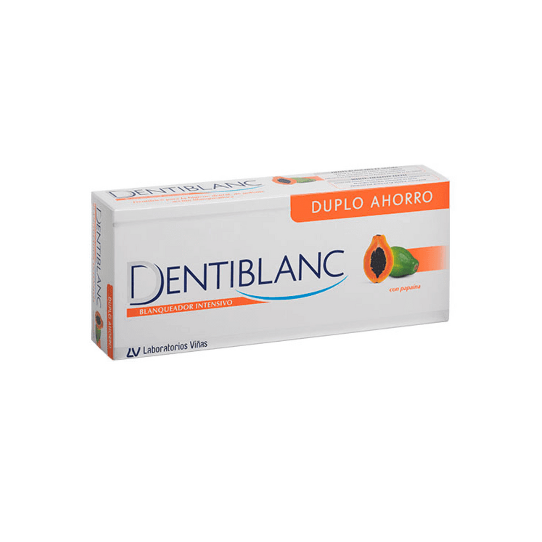 DENTIBLANC BLANQUEADOR INTENSIVO PASTA DENTAL DUPLO ; 2X100 ML