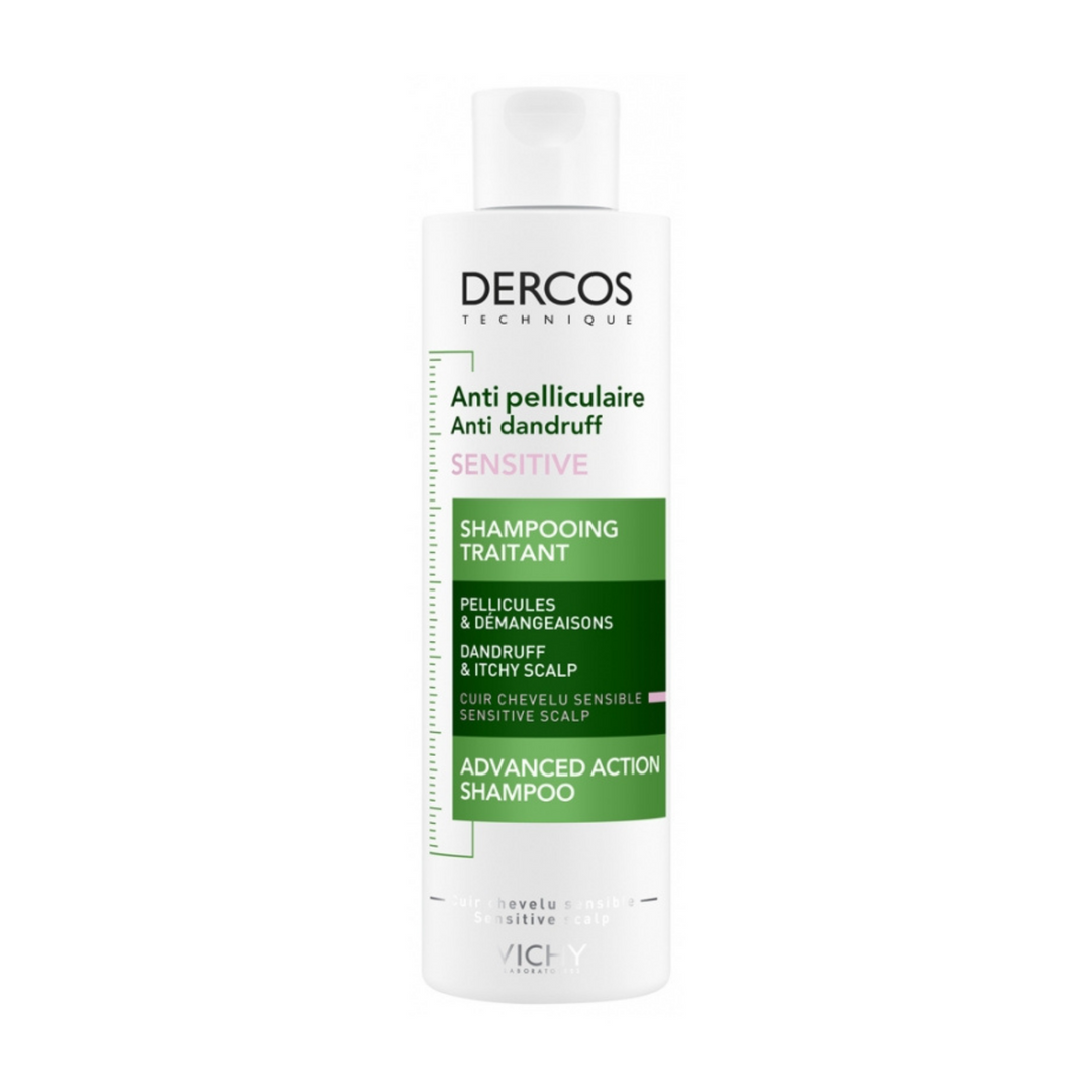 DERCOS TECHNIQUE CHAMPU ANTICASPA SENSIBLE; 200 ML