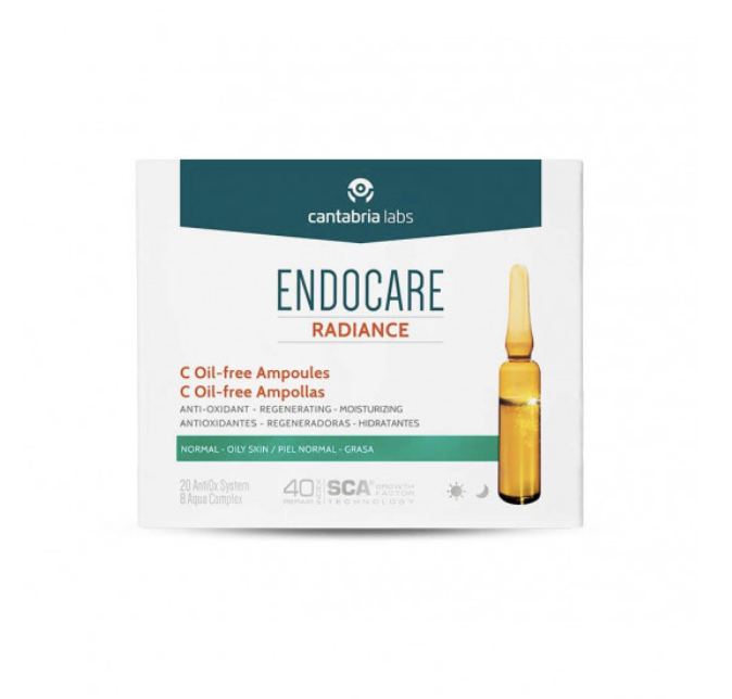 ENDOCARE RADIANCE C OILFREE ;30 AMPOLLAS x2 ML