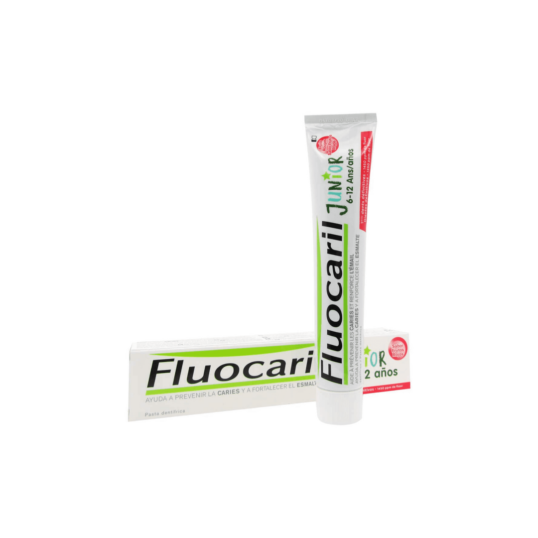 FLUOCARIL JUNIOR 6-12 AÑOS FRUTOS ROJOS ;75 ML