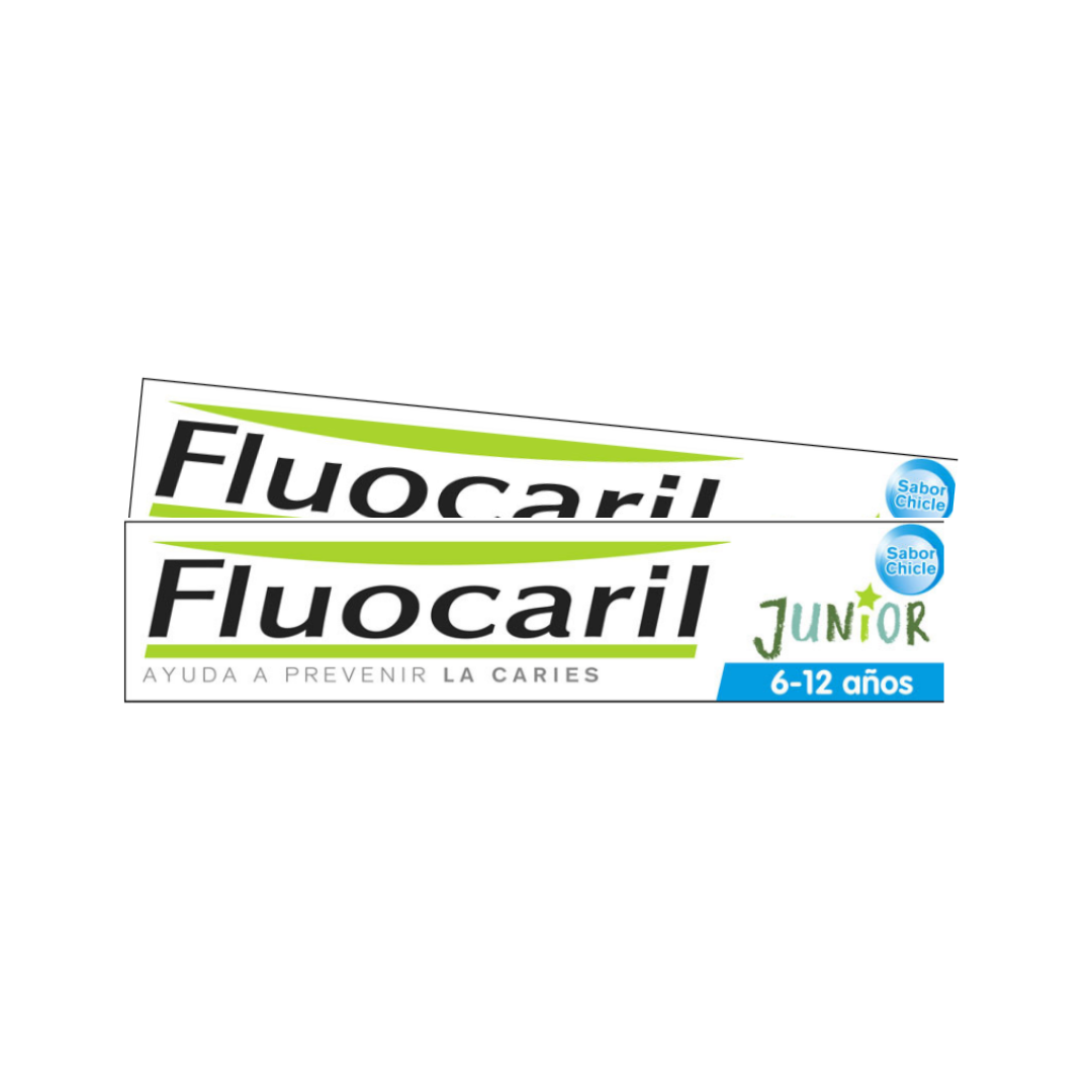 FLUOCARIL JUNIOR 6-12 AÑOS GEL BUBBLE; 2 X75 ML