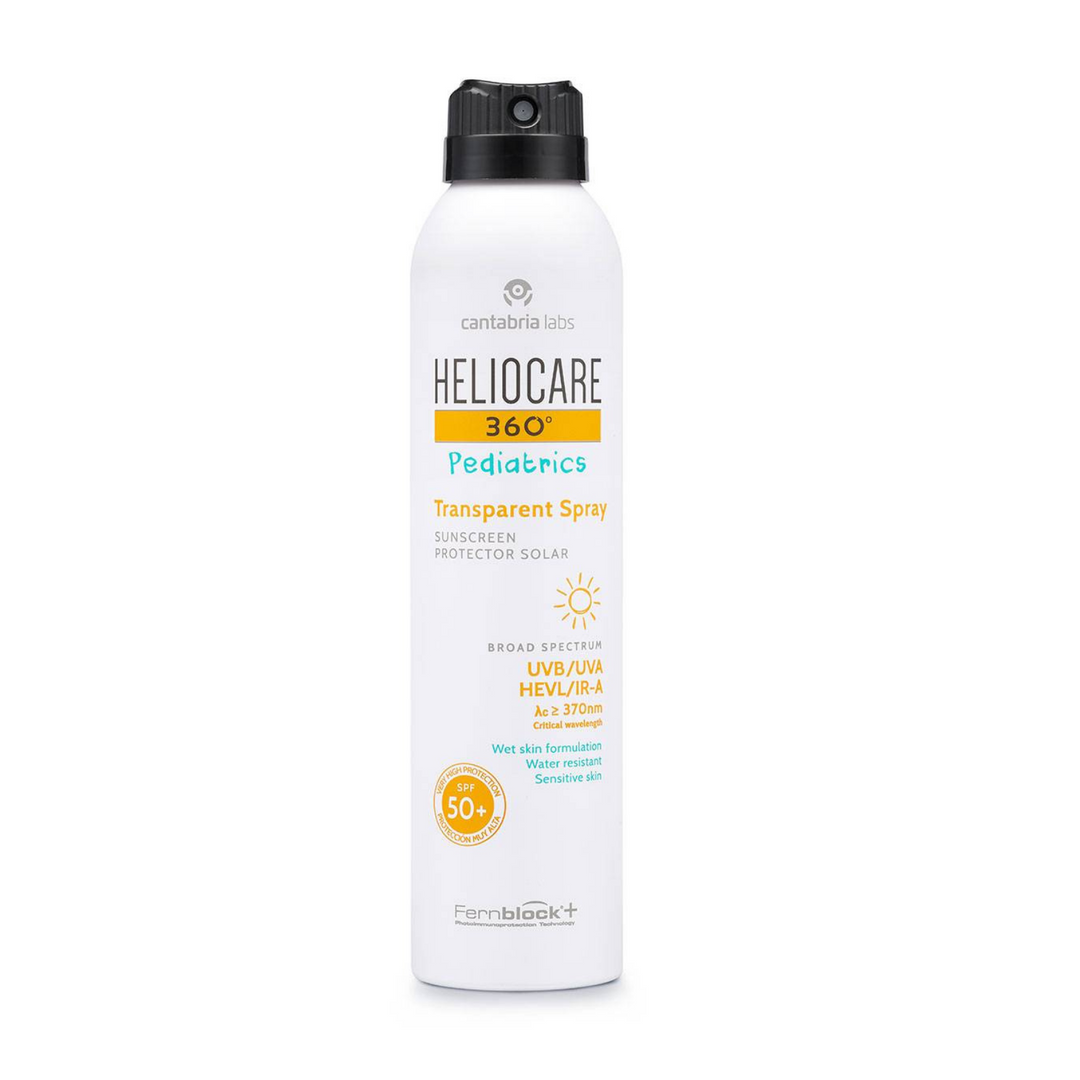 HELIOCARE 360º SPF 50+ PEDIATRICS SPRAY PROTECTOR SOLAR TRANSPARENTE ;200 ML