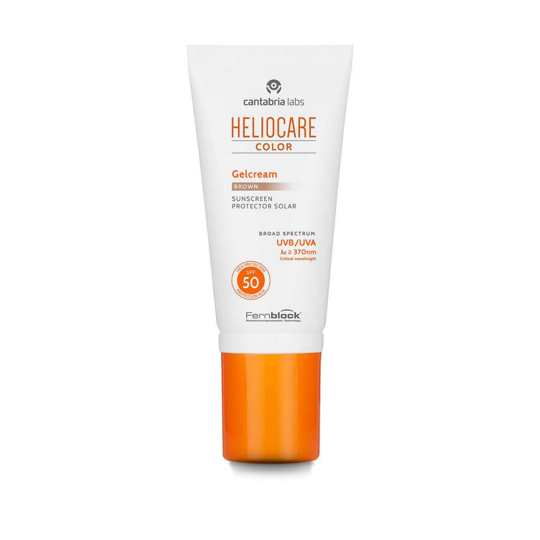HELIOCARE COLOR GELCREMA SPF 50 PROTECTOR SOLAR BROWN; 50 ML