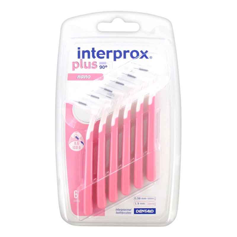 INTERPROX CEPILLO ESPACIO INTERPROXIMAL PLUS NANO; 6 U