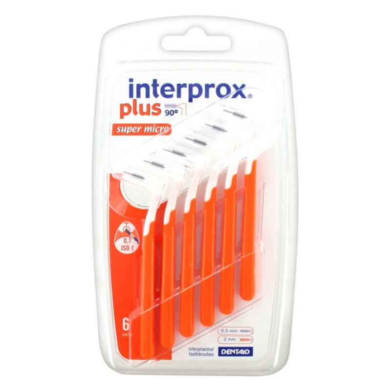 INTERPROX CEPILLO ESPACIO INTERPROXIMAL PLUS SUPER MICRO; 6 U