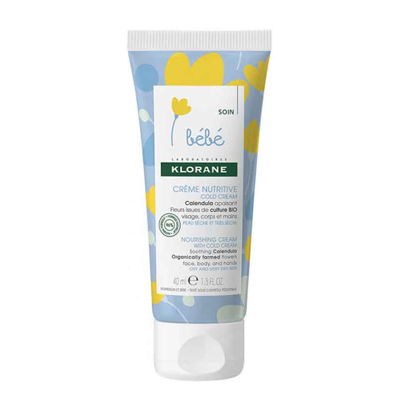 KLORANE BEBE CREMA NUTRITIVA AL COLD CREAM; 40 ML