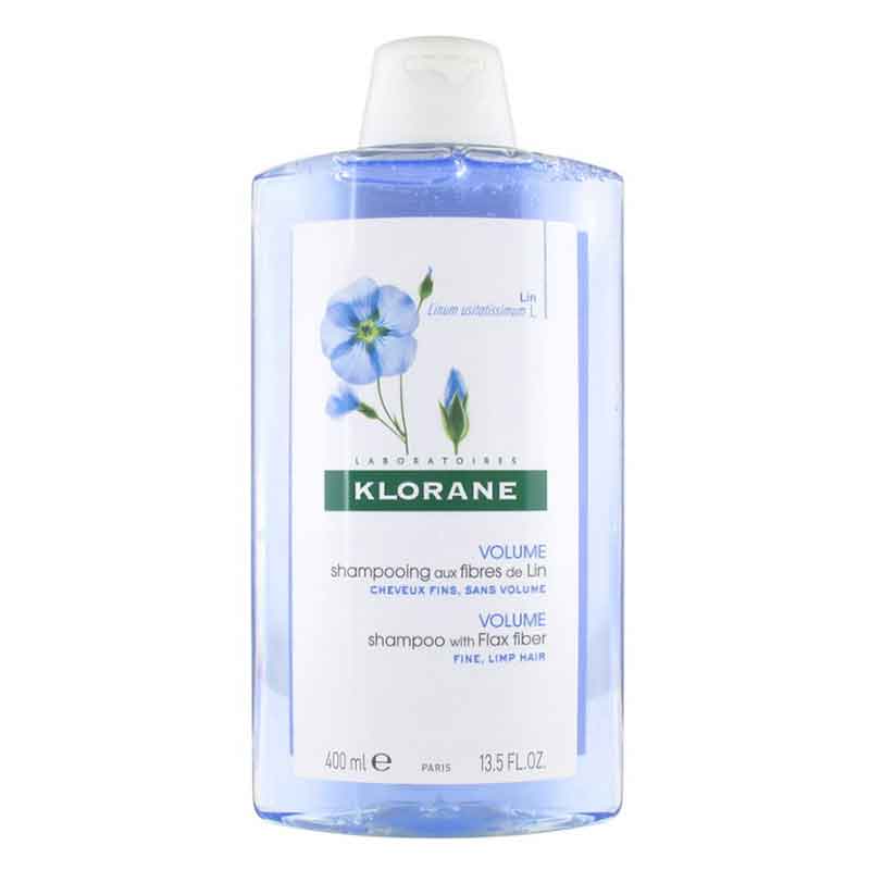 KLORANE CHAMPU A LAS FIBRAS DE LINO ;400 ML