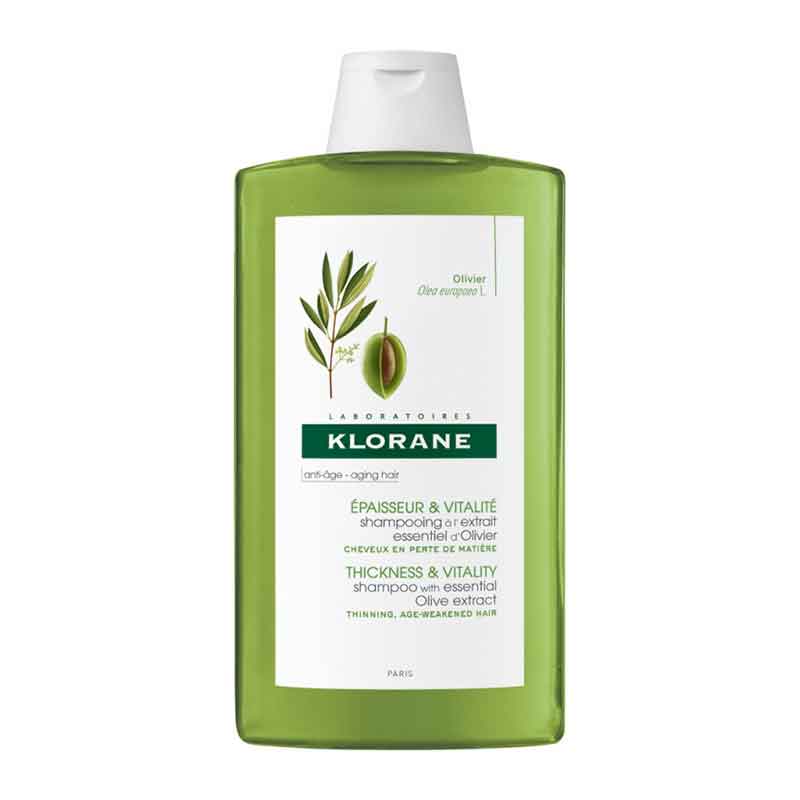 KLORANE CHAMPU AL EXTTO ESENCIAL DE OLIVO; 400 ML