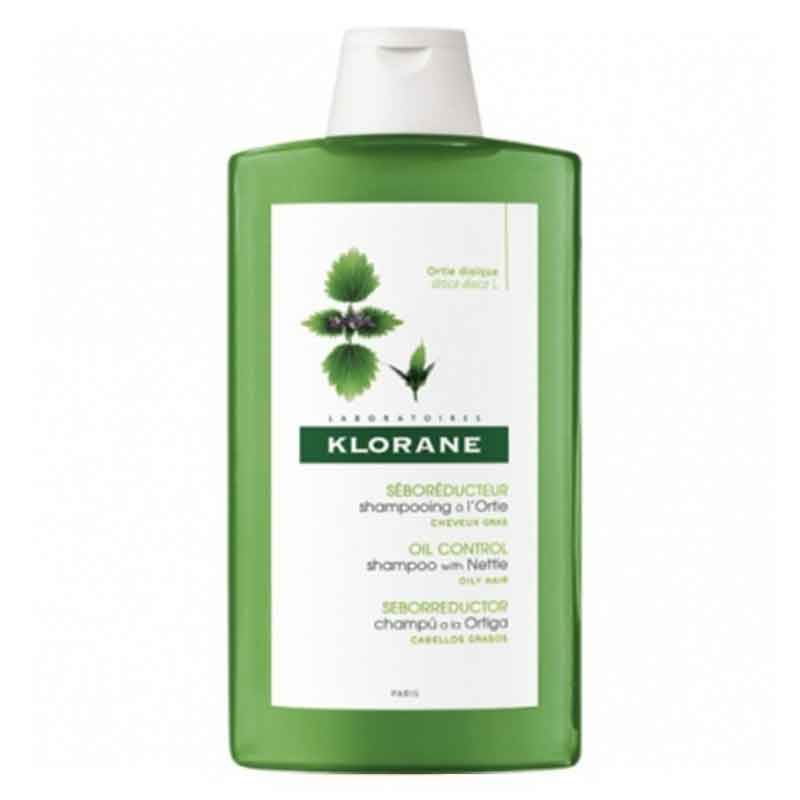KLORANE CHAMPU SEBORREGULADOR AL EXTO DE ORTIGA; 400 ML