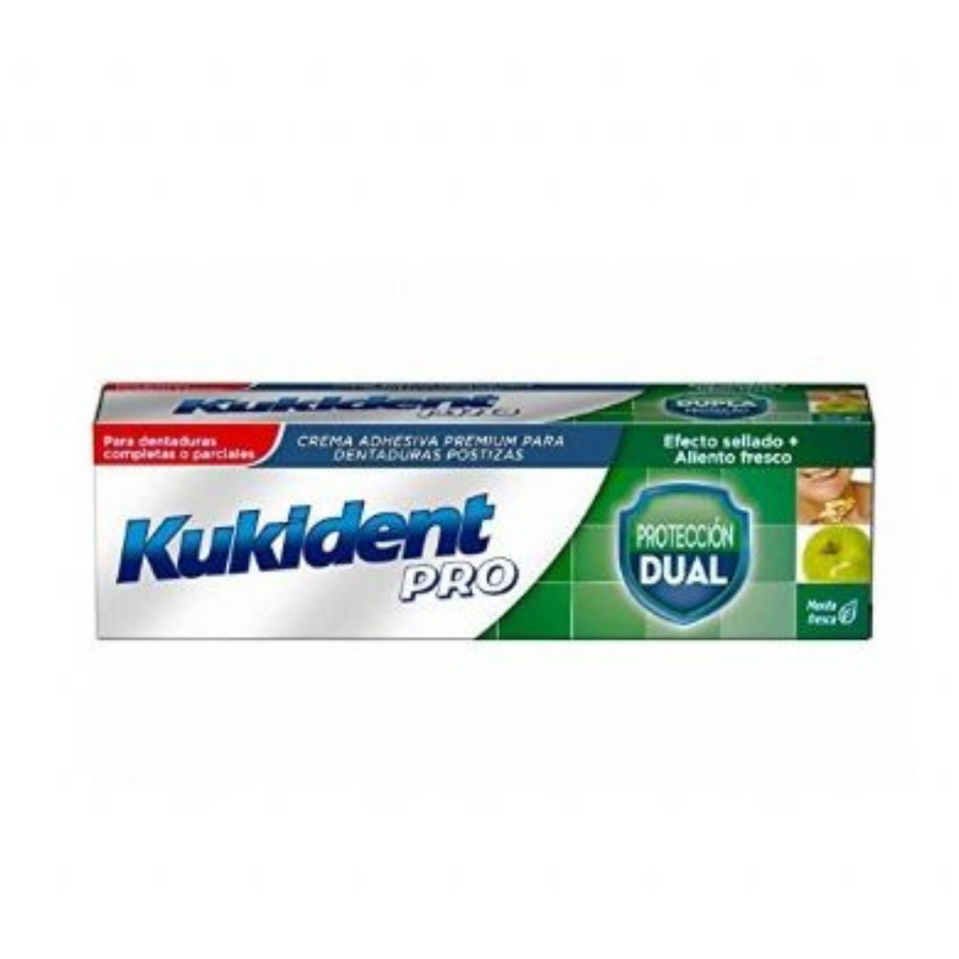 KUKIDENT PRO PROTECCION DUAL CREMA ADH PROTESIS DENTAL; 57 G