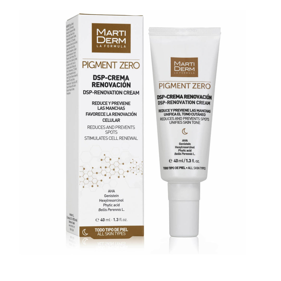 MARTIDERM PIGMENT ZERO DSP CREMA RENOVACION; 40 ML