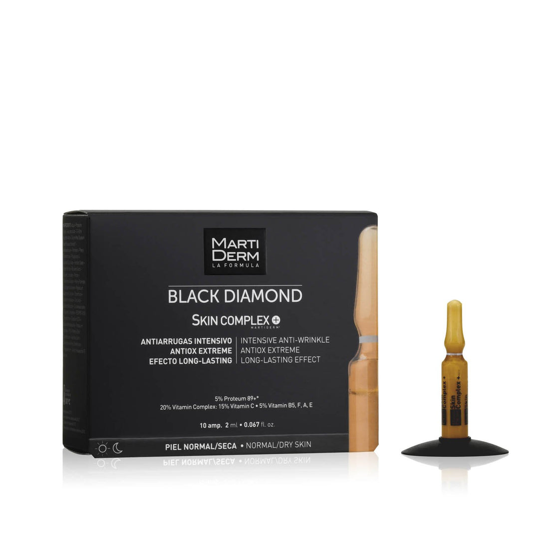 MARTIDERM BLACK DIAMOND SKIN COMPLEX ADVANCED 10 AMPOLLAS; 2 ML