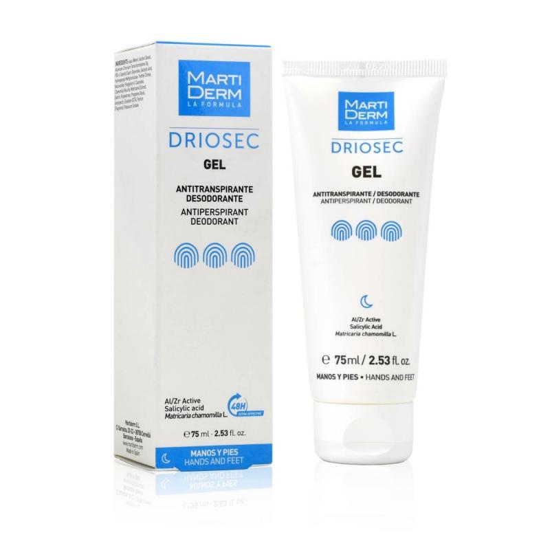 MARTIDERM DRIOSEC GEL ANTITRANSPIRANTE;75 ML