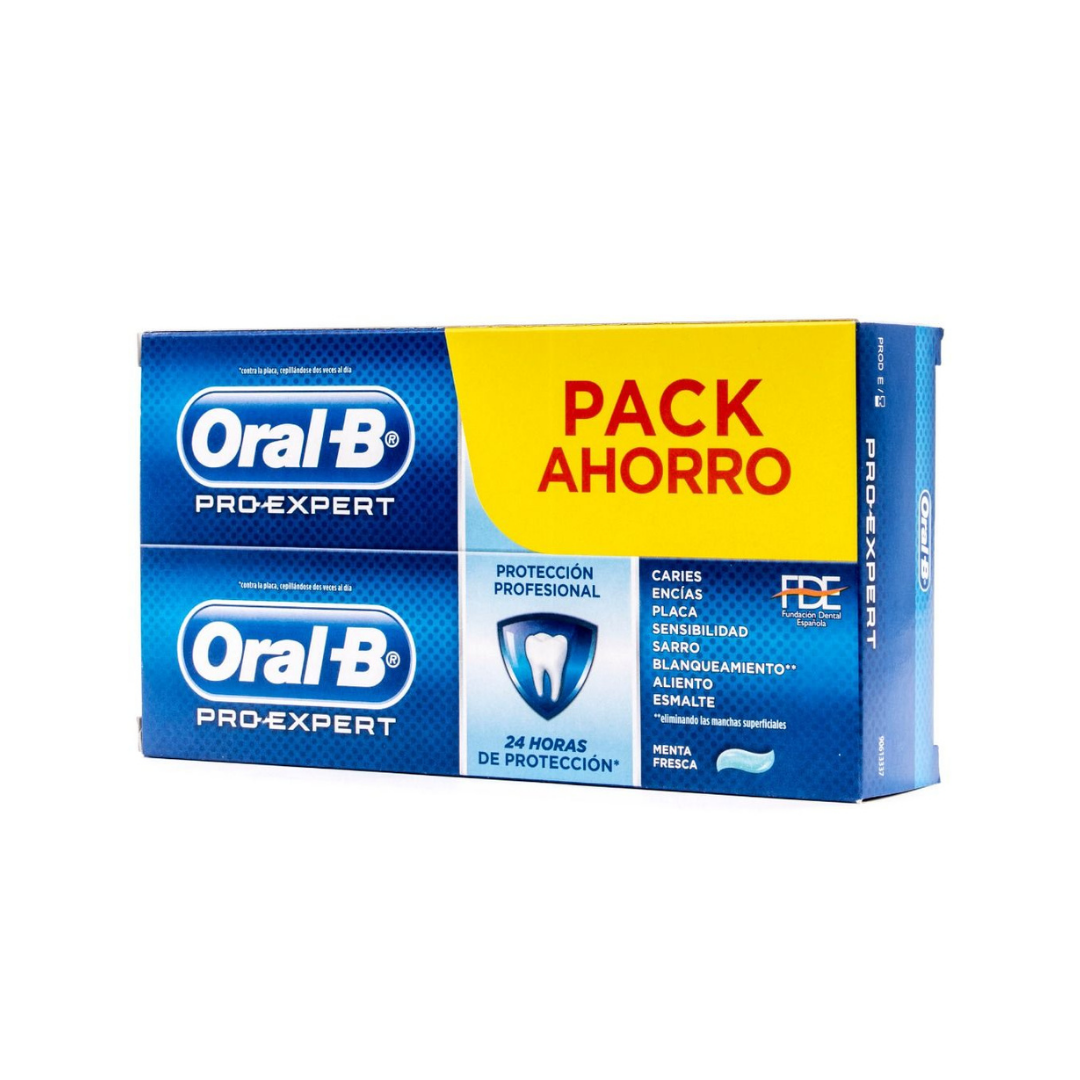 ORAL-B PRO EXPERT PROTECCION PROFESIONAL PASTA DENTIFRICA; 2X75 ML + 25 ML