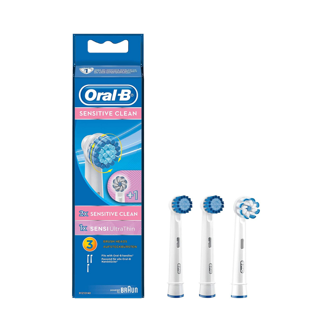 ORAL-B RECAMBIO SENSITIVE CLEAN CEPILLO DENTAL ELECTRICO RECARGABLE 3 U