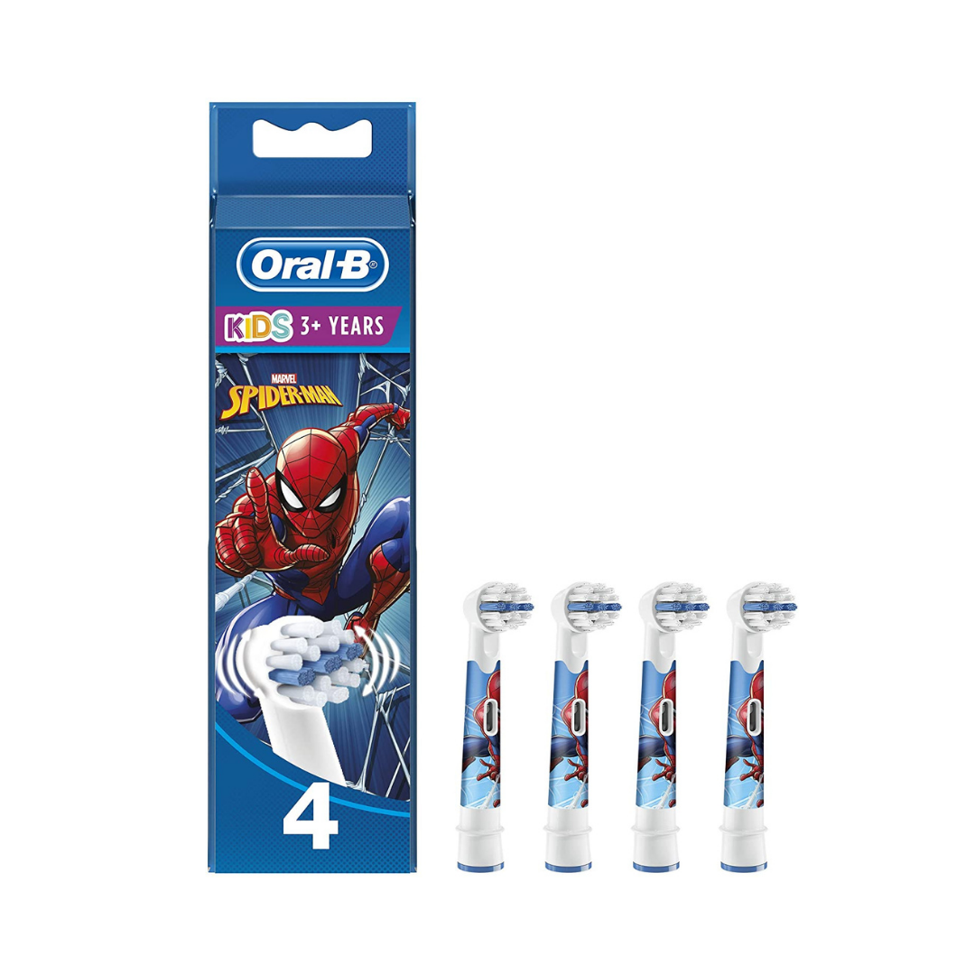 ORAL-B RECAMBIOS SPIDER-MAN CEPILLO DENTAL ELECTRICO INFANTIL KIDS ;4U