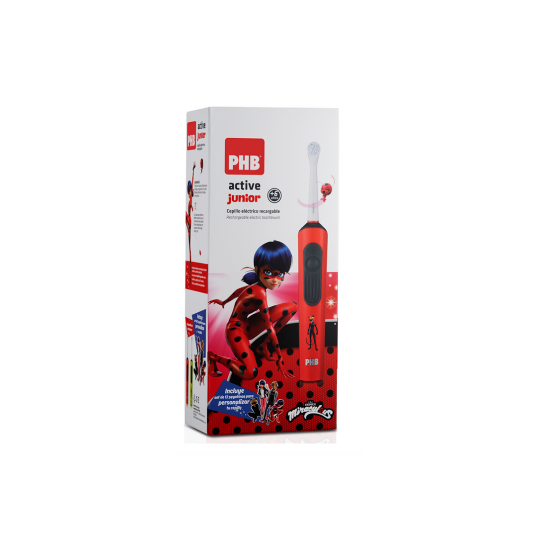 PHB CEPILLO DENTAL ELECTRICO ACTIVE JUNIOR ROJO