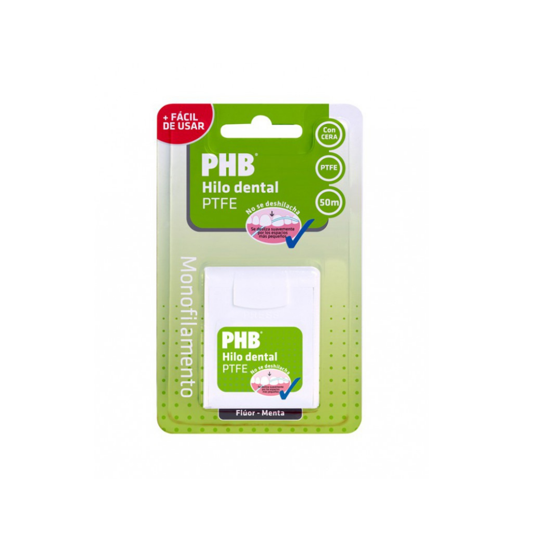 PHB FLUOR Y MENTA HILO DENTAL PTFE; 50 M