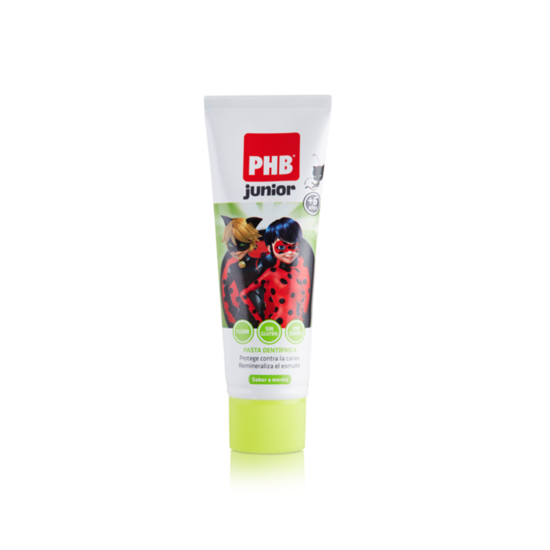 PHB JUNIOR PASTA DENTAL SABOR MENTA; 75 ML