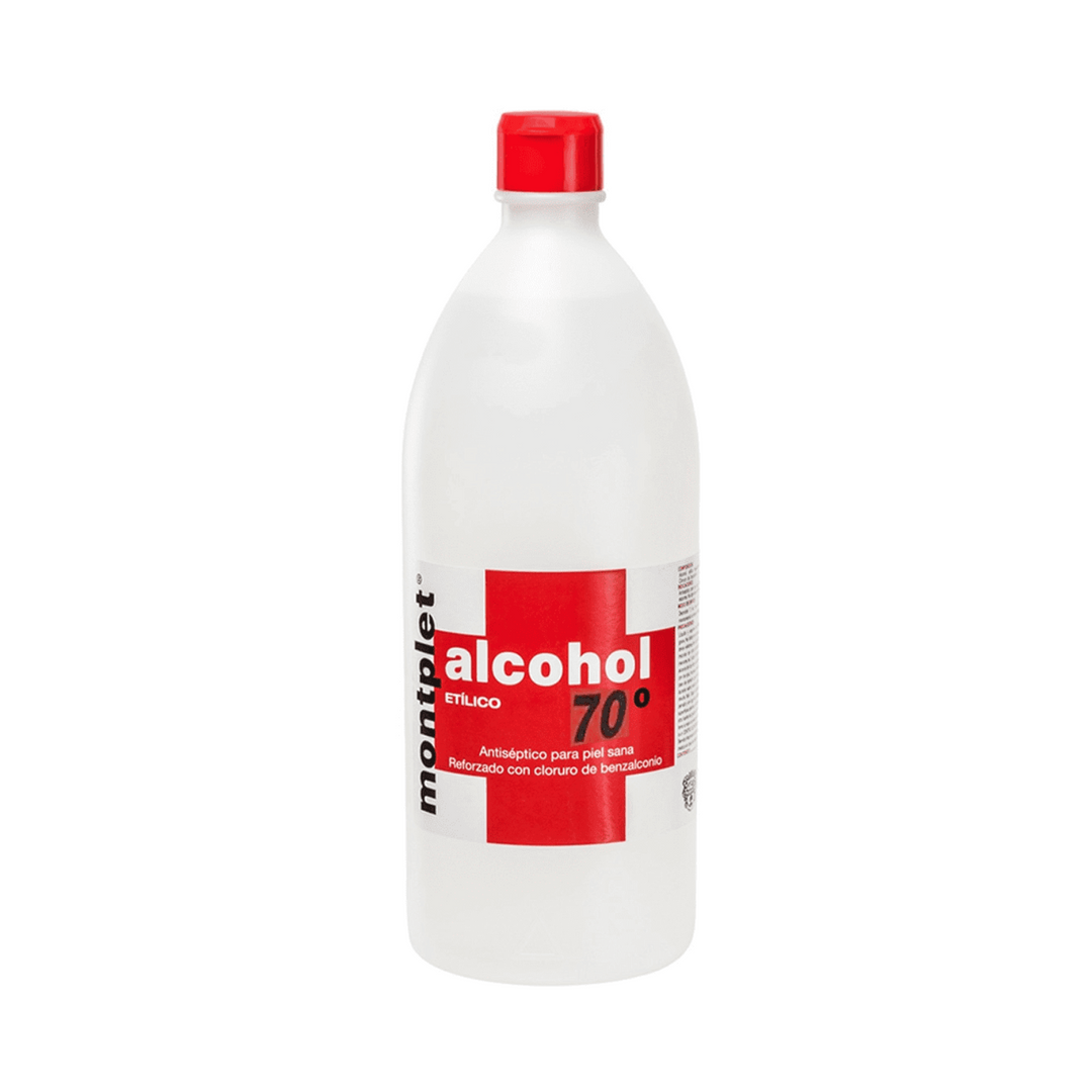 MONTPLET ALCOHOL 70º; 1000 ML