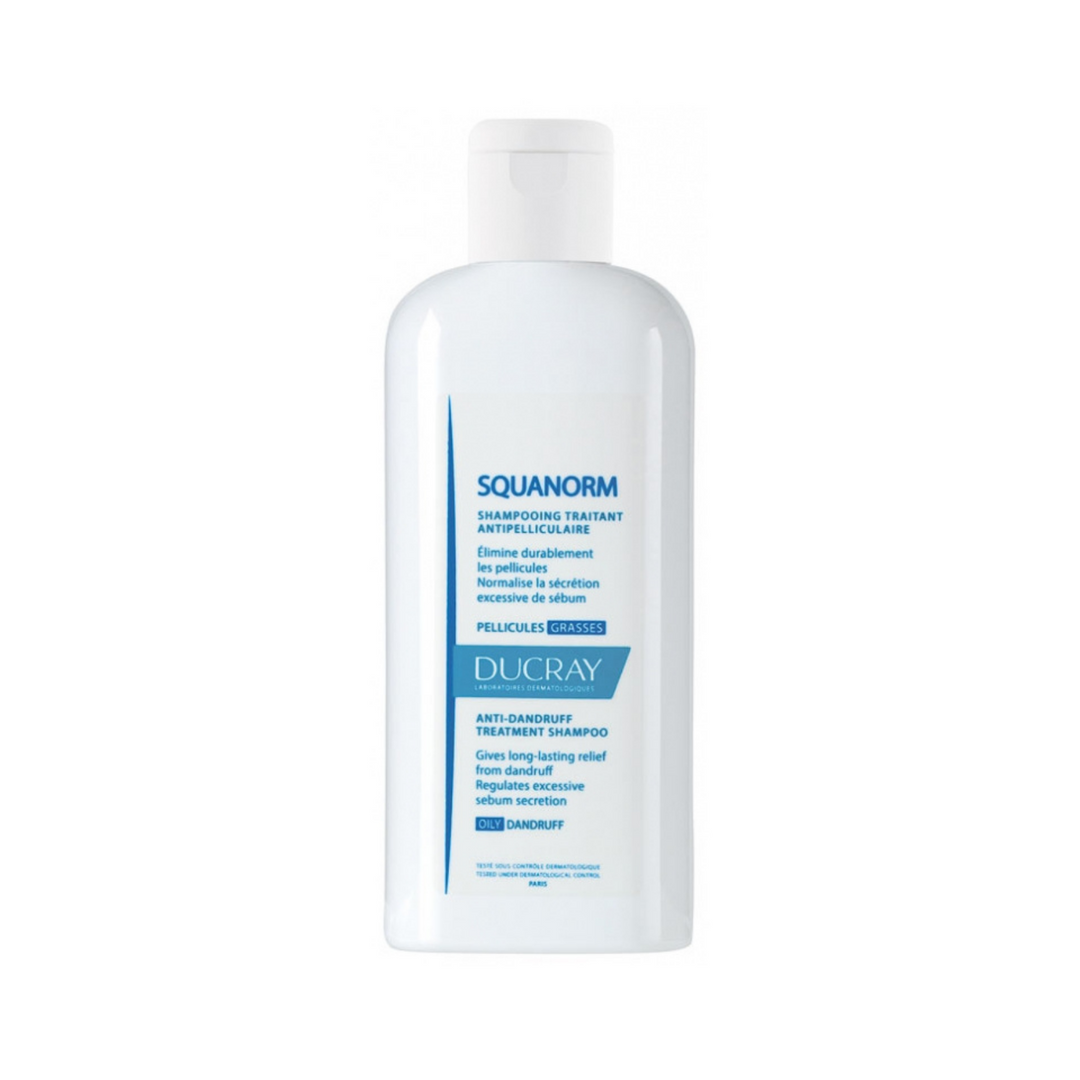 SQUANORM CHAMPU TTE ANTICASPA CASPA GRASA DUCRAY; 200 ML