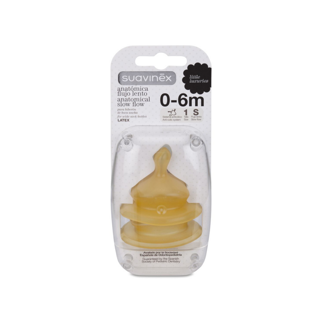 SUAVINEX TETINA LATEX ANATOMICA T 1S 2 U