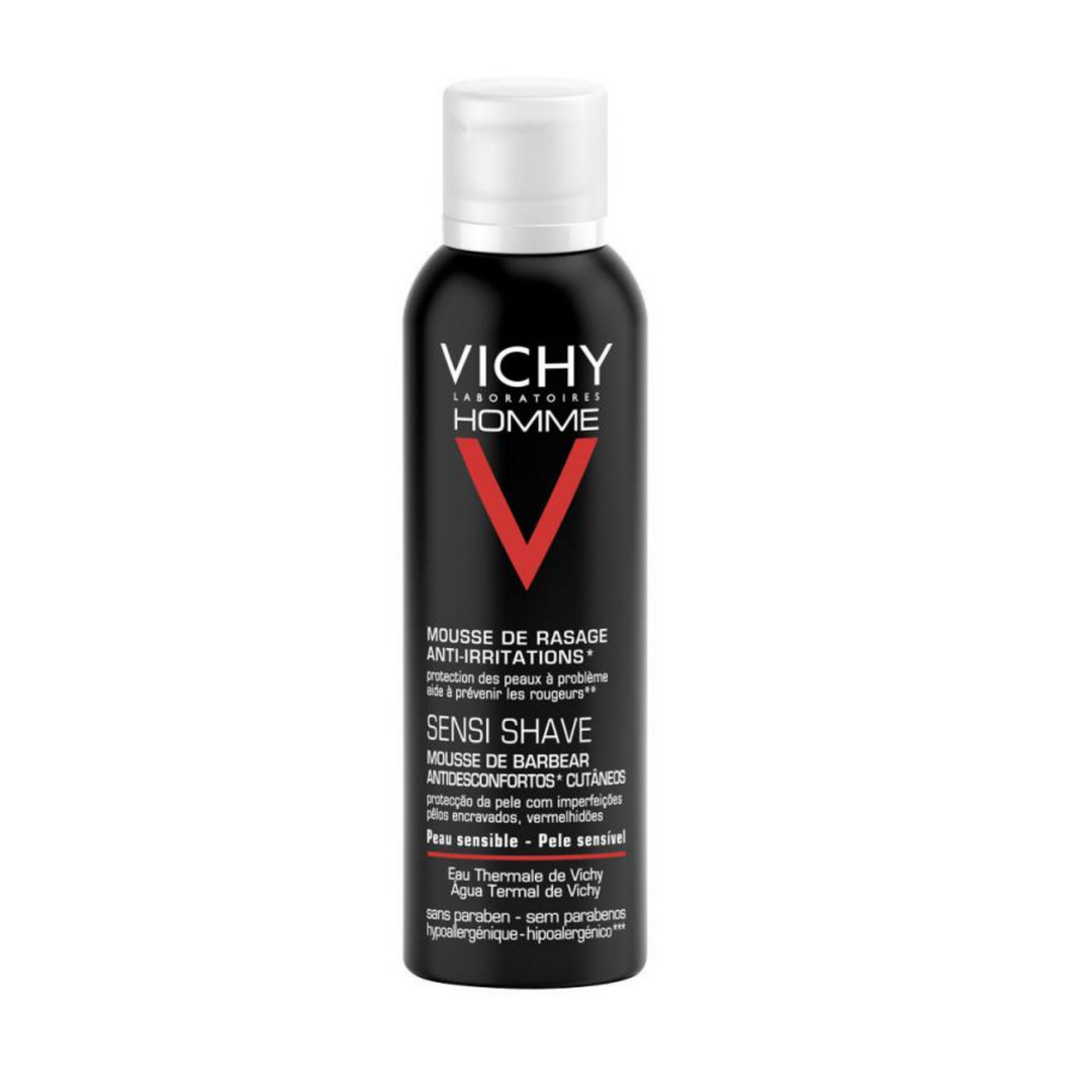 VICHY HOMME GEL-CREMA DE AFEITAR SIN JABON ; 200 ML