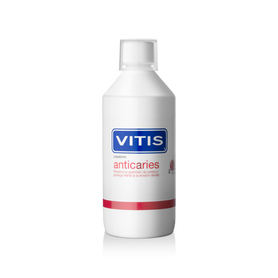 VITIS ANTICARIES COLUTORIO BUCAL ;500 ML